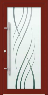 Aluminium Haustür KN Vision Glass Sand VV-850-GLP16