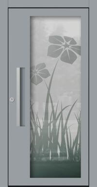 Aluminium Haustür KN Vision Glass Sand VV-850-GLP18