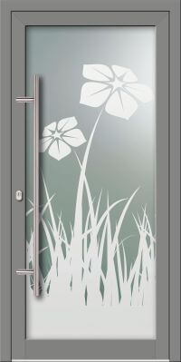 Aluminium Haustür KN Vision Glass Sand VV-850-GLP18N