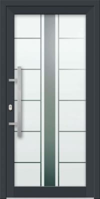 Aluminium Haustür KN Vision Glass Sand VV-850-GLP21