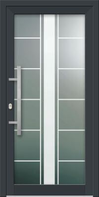 Aluminium Haustür KN Vision Glass Sand VV-850-GLP21N