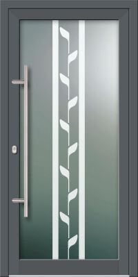 Aluminium Haustür KN Vision Glass Sand VV-850-GLP23N