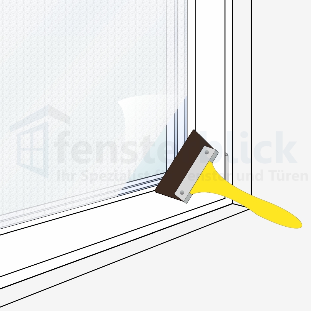 Fensterfolie entfernen  ganz einfach und ohne Kratzer 