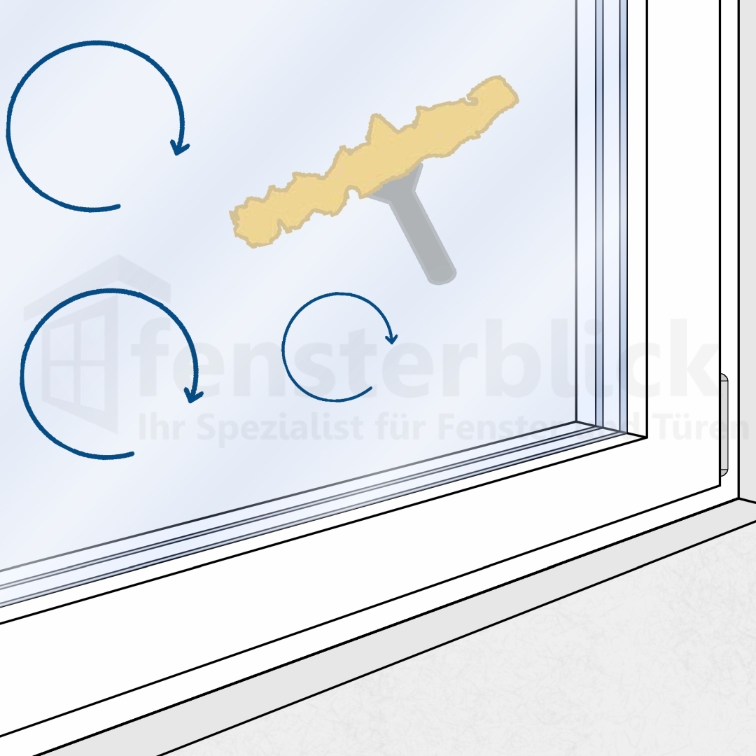Fensterwischer mit Faser 