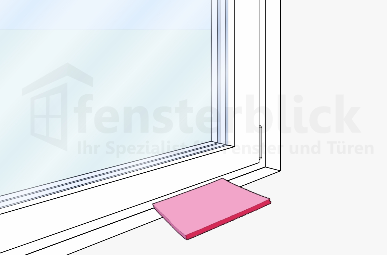 Spezial-Reiniger Fenster-Rahmen Türen Kunststoffreiniger PVC Weiß 500ml 0,5  L