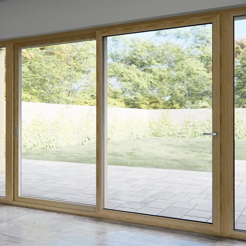 Terrasse Iglo Slide Holzdekor