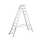 Preview: Würth Alu-Stufenstehleiter genietet - 2x10 Stufen