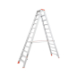 Preview: Würth Alu-Stufenstehleiter genietet - 2x12 Stufen