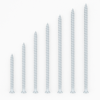 [SET] Würth Abstandsmontageschraube Amo® III RW30-7,5 TYP 3 Halbrundkopf - Fensterrahmenschraube