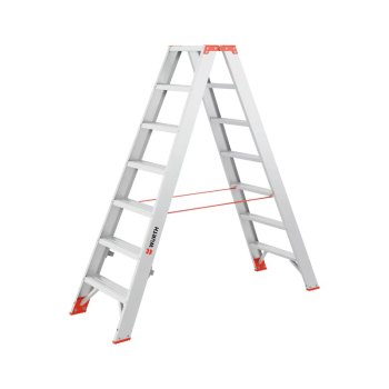 Würth Alu-Stufenstehleiter genietet - 2x7 Stufen