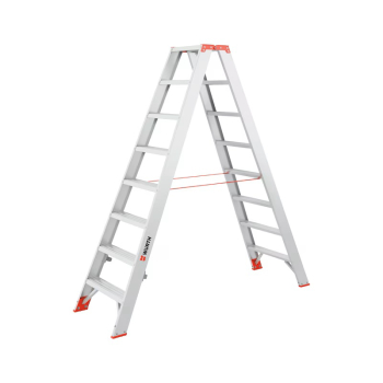 Würth Alu-Stufenstehleiter genietet - 2x8 Stufen