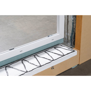 Preview: Würth EPDM-Dichtband Kleber Anwendung auf der Fensterbank