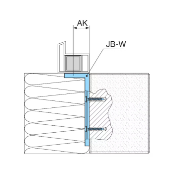 Preview: Würth Montagewinkel Stahl verzinkt mit Fixierung technische Zeichnung Montage
