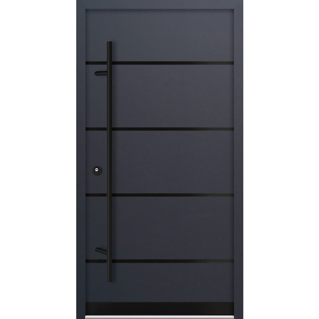 Haustur Aluminium Anthrazit
