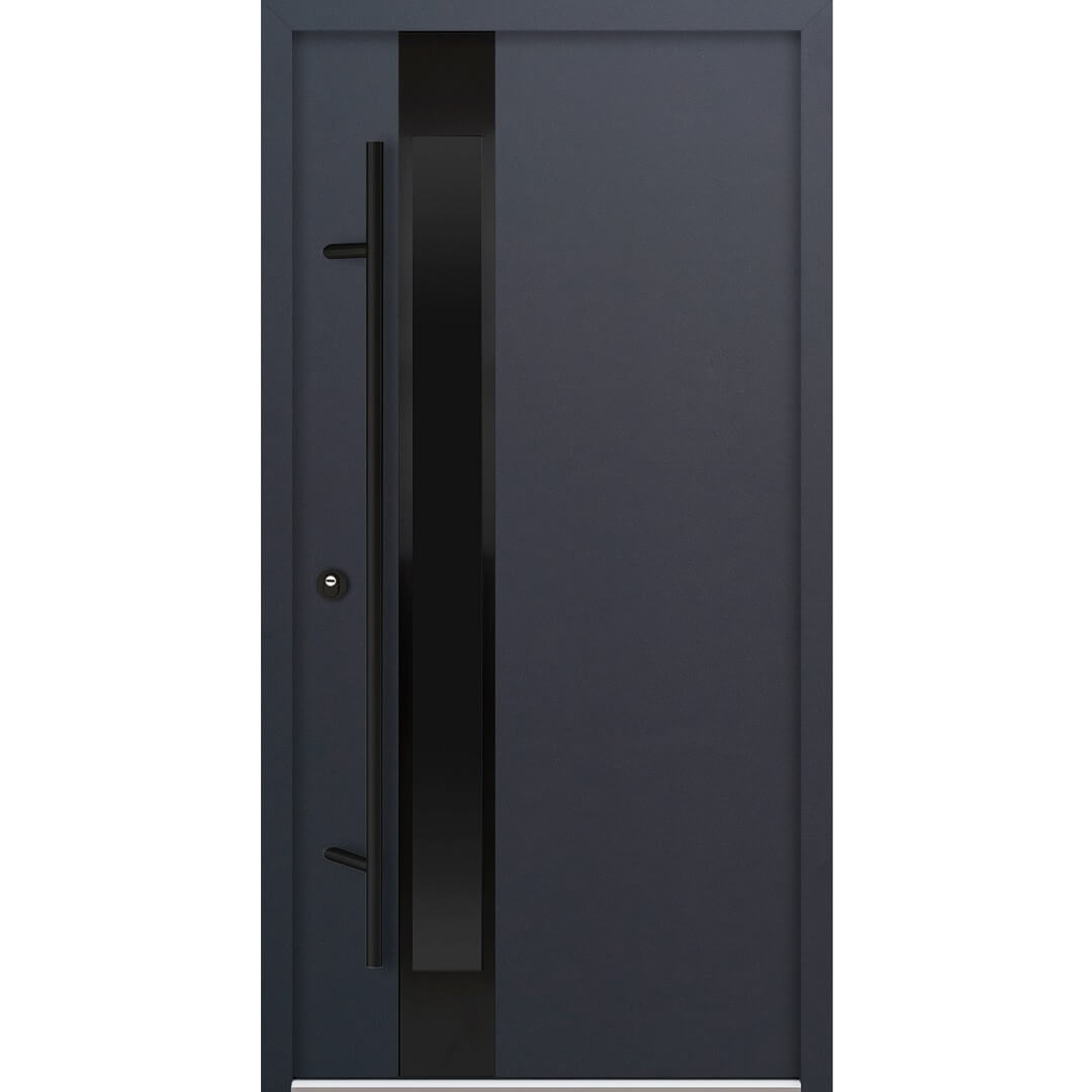 Haustur Aluminium Anthrazit