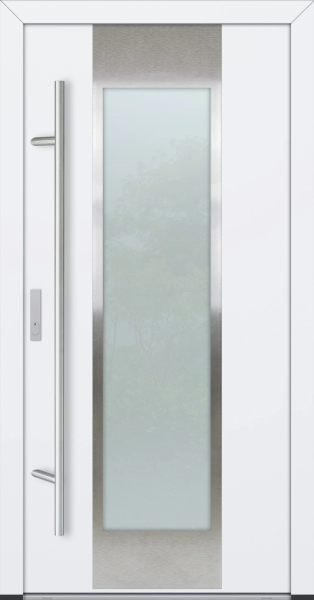 FM Aluminium Haustür DS 82 Modell 08 Weiß