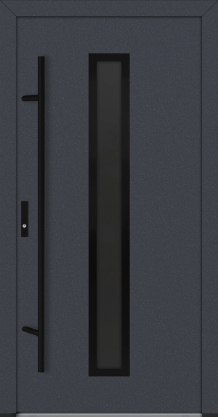FM Aluminium Haustür DS 82 Blackline Modell 21 Anthrazit