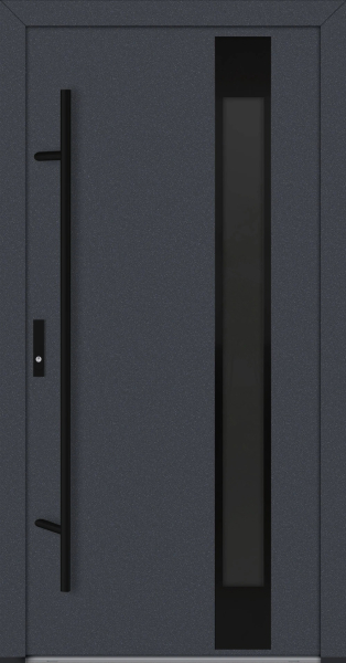FM Aluminium Haustür DS 82 Blackline Modell 24 Anthrazit