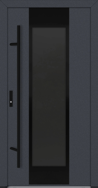 FM Aluminium Haustür DS 82 Blackline Modell 28 Anthrazit