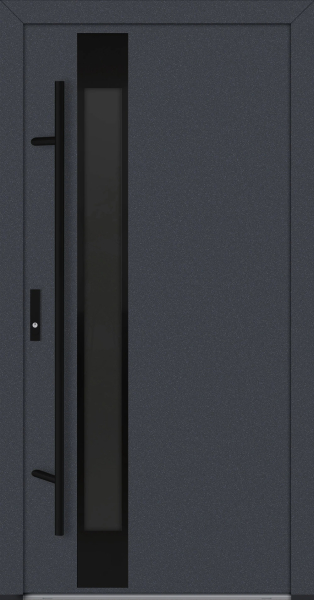 FM Aluminium Haustür DS 82 Blackline Modell 34 Anthrazit