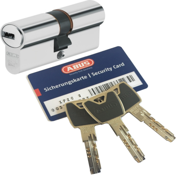 ABUS XP20S Doppelzylinder mit Schlüssel und Sicherungskarte