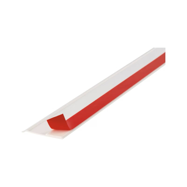 Würth Flachleiste mit Lippe weiß Klebestreifen lösen