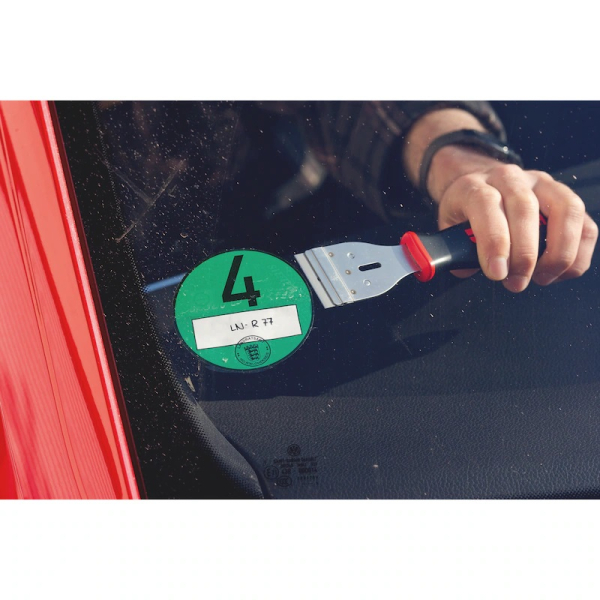 Würth Klingenschaber mit ergonomischen und rutschfestem 2-Komponenten-Griff Autoplakette entfernen