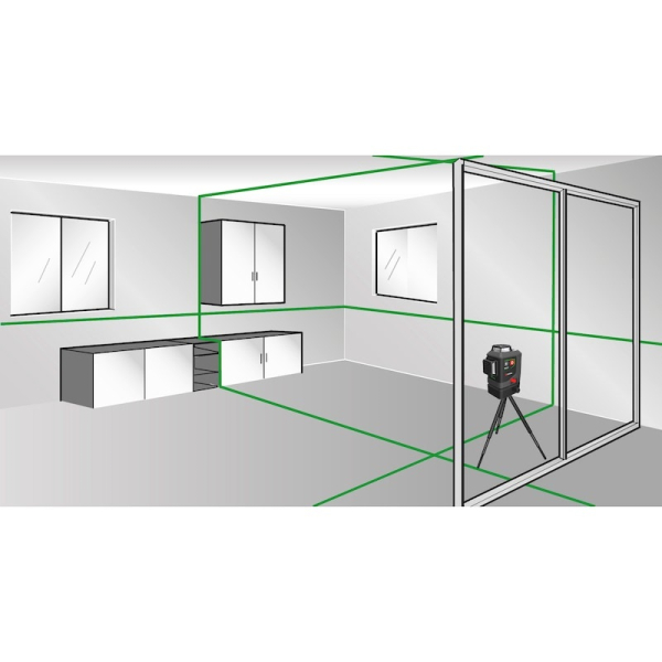 Würth Multi-Linienlaser MLPG 22 - Befestigung auf einem Stativ