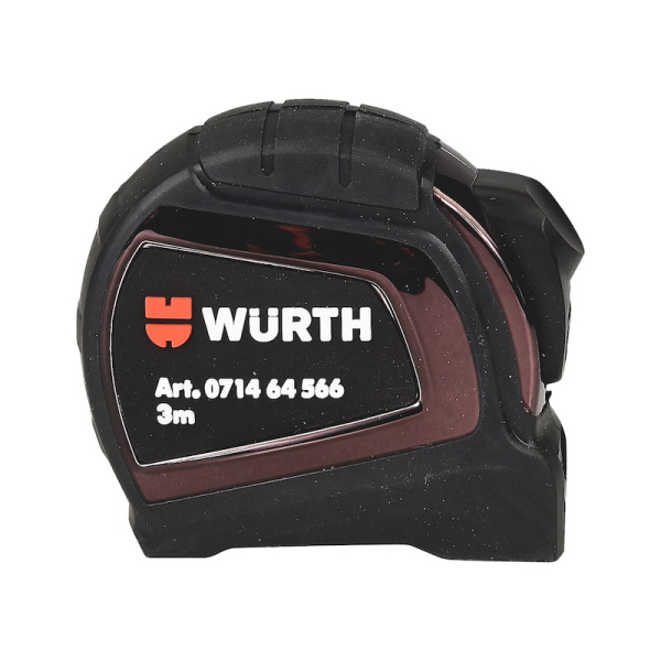 Würth Taschenbandmaß mit Kunststoffgehäuse - 3 m