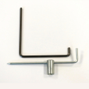 2-tlg. Fenster Einstellwerkzeug Set - 4mm Inbusschlüssel & TX15 Torx